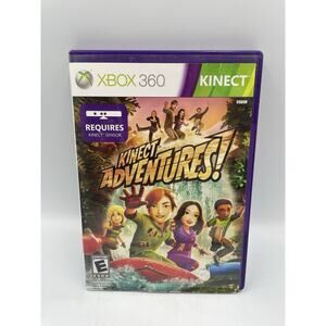 Kinect Adventures! (Microsoft Xbox 360) *COMPLETE W/ MANUAL - TESTED*